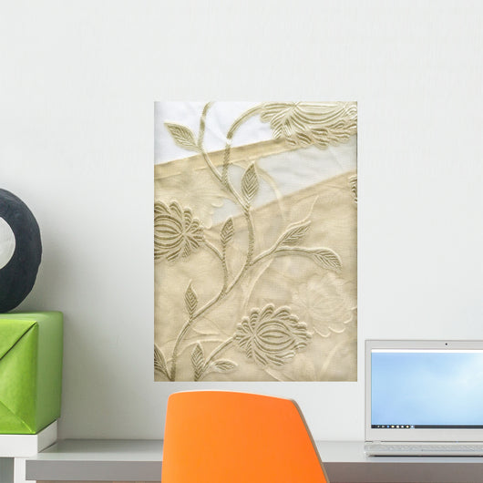 Subject Floral Curtain Wall Decal