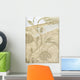 Subject Floral Curtain Wall Decal