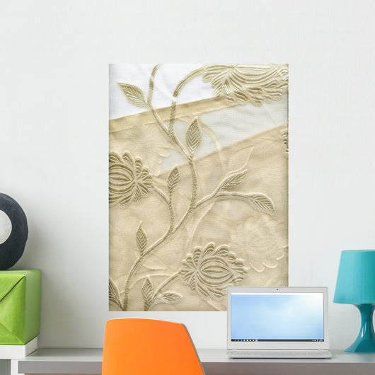Subject Floral Curtain Wall Decal