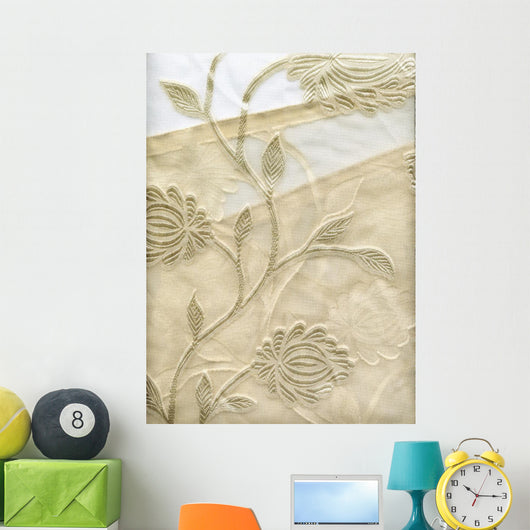 Subject Floral Curtain Wall Decal