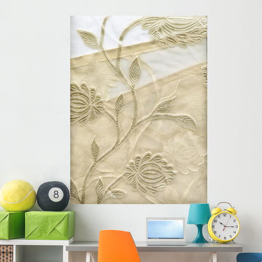 Subject Floral Curtain Wall Decal