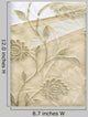 Subject Floral Curtain Wall Decal