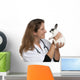 Vet Looking Dalmatian Rabbit Wall Decal