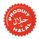 Product Button Halal Meat Wall Decal