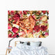 Big Dry Orange Rose Wall Decal