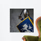 Medieval Knight Attack Position Wall Decal
