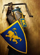 Medieval Knight Golden Wall Decal