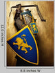 Medieval Knight Golden Wall Decal