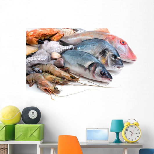 Fresh Catch Fish And Seafood Wall Decal