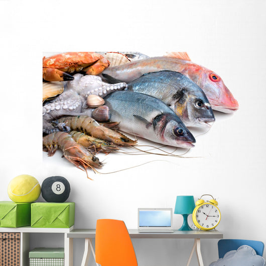 Fresh Catch Fish And Seafood Wall Decal