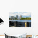 Ekaterinburg City From Embankment Wall Decal
