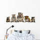Dirty Dogs Wall Decal