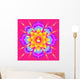 Pink Mandala Flower Wall Decal