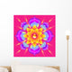 Pink Mandala Flower Wall Decal
