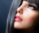 Brunette Makeup Model Left Side Close-Up Wall Decal