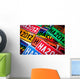 Automobile Plates Wall Decal