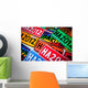 Automobile Plates Wall Decal