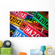 Automobile Plates Wall Decal