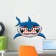 Funny Shark Cartoon Wall Decal