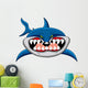 Funny Shark Cartoon Wall Decal