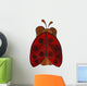 Vector Stylized Ladybug Wall Decal