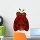 Vector Stylized Ladybug Wall Decal