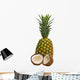 Pineapple And Coconut Wall Decal