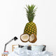 Pineapple And Coconut Wall Decal