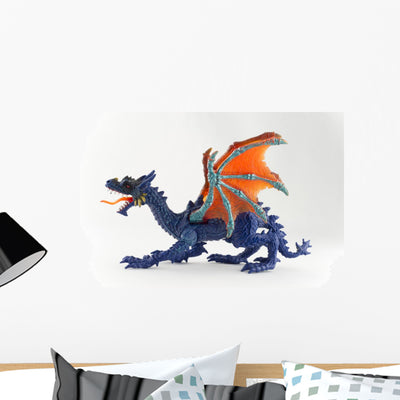 Dragon Toy Wall Decal shown on a wall