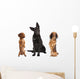 Long Haired Miniature Dachshund Wall Decal