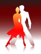 Couple Dancing Wall Decal