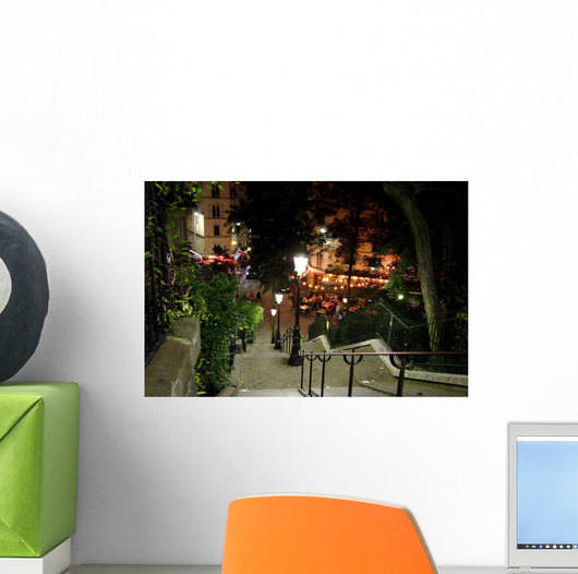 Montmartre La Nuit Paris Wall Decal