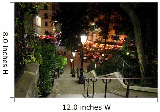 Montmartre La Nuit Paris Wall Decal