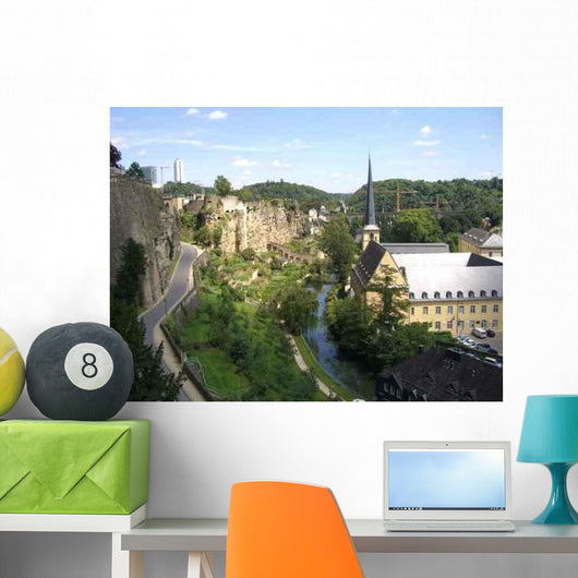 Finanzplatz Luxemburg Wall Decal