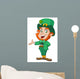 Leprechaun Presenting Wall Decal
