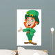 Leprechaun Presenting Wall Decal