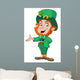 Leprechaun Presenting Wall Decal