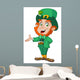 Leprechaun Presenting Wall Decal