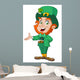 Leprechaun Presenting Wall Decal