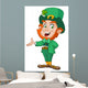 Leprechaun Presenting Wall Decal