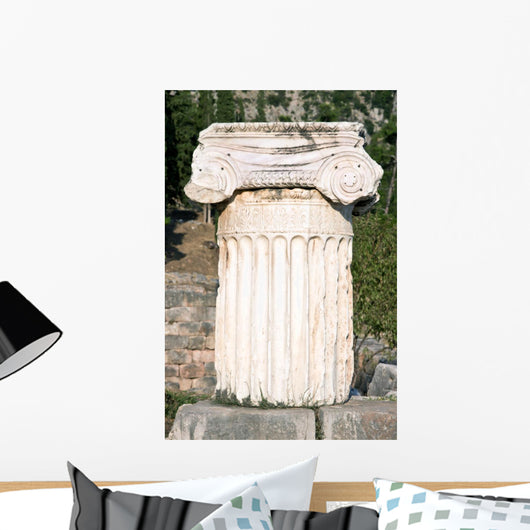 Ancient Column Archaeological Site Wall Decal