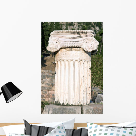 Ancient Column Archaeological Site Wall Decal