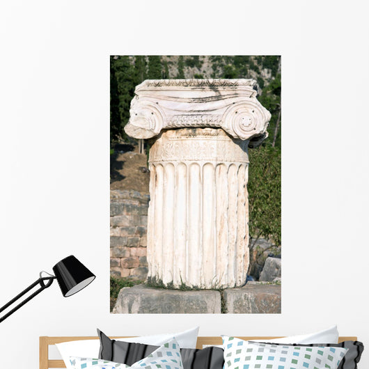 Ancient Column Archaeological Site Wall Decal