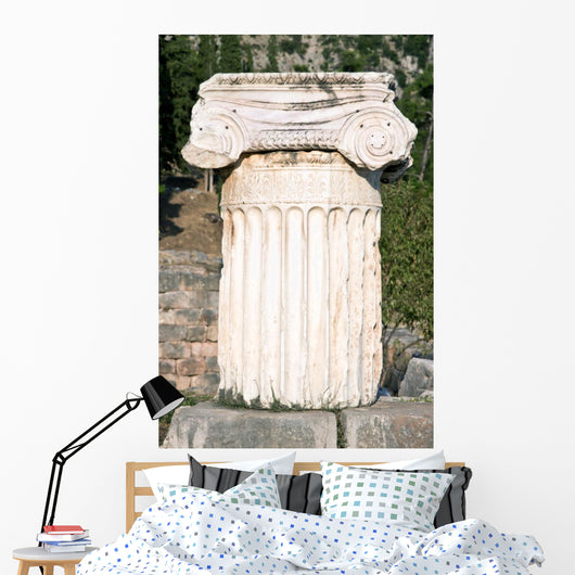 Ancient Column Archaeological Site Wall Decal