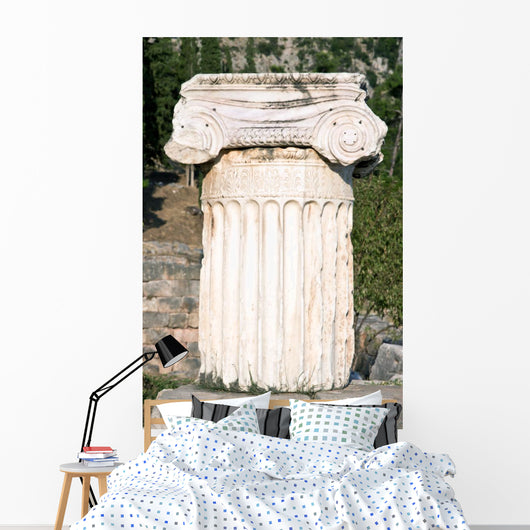 Ancient Column Archaeological Site Wall Decal