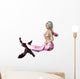 Pink Mermaid Wall Decal