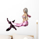 Pink Mermaid Wall Decal