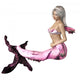 Pink Mermaid Wall Decal