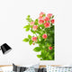 Bush With Pink Roses Wall Decal