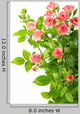 Bush With Pink Roses Wall Decal